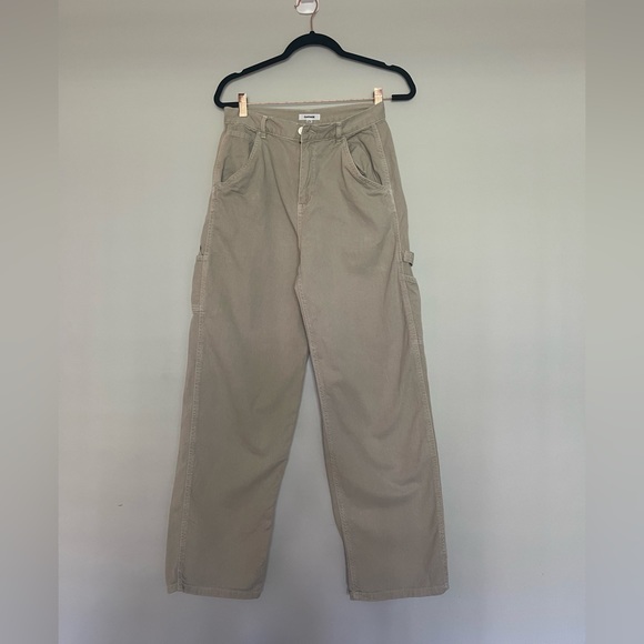 GARAGE Carpenter Pants -Beige Size 5 - Picture 5 of 8
